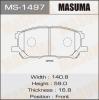 MASUMA MS-1497 Колодки  дисковые Masuma  MS-1497 /  AN-687