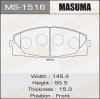 MASUMA MS-1516 Колодки  дисковые Masuma  MS-1516 / AN-707K  (1/12)