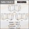 MASUMA MS-1541 Колодки  дисковые Masuma  MS-1541    (1/12)