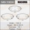 MASUMA MS1904 Колодки тормозные
