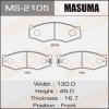 MASUMA MS2105 Колодки  дисковые   AN-130K  аналог MS-2095  (1/12)