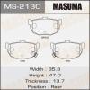 MASUMA MS-2130 Колодки  дисковые Masuma  MS-2130 / AN-263k