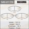 MASUMA MS-2176 Колодки  дисковые Masuma  MS-2176 / AN-262wk