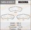 MASUMA MS-2357 Колодки  дисковые Masuma  MS-2357 / AN-432k