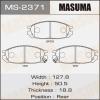 MASUMA MS-2371 Колодки  дисковые Masuma  MS-2371 / AN-441k
