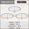 MASUMA MS-2413 Колодки  дисковые Masuma  MS-2413 / AN-488k
