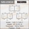 MASUMA MS-2904 Колодки тормозные дисковые