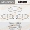 MASUMA MS-3233 Колодки  дисковые Masuma  MS-3233 / AN-313wk