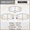 MASUMA MS-3271 Колодки  дисковые Masuma  MS-3271 / AN-312wk