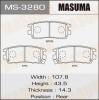 MASUMA MS-3280 Колодки  дисковые Masuma  MS-3280 / AN-366k