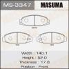 MASUMA MS-3347 Колодки  дисковые Masuma  MS-3347 / AN-425k