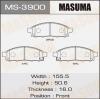 MASUMA MS3900 Колодки тормозные