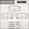 MASUMA MS-5526 Колодки  дисковые Masuma  MS-5526 / AN-719WK