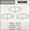 MASUMA MS-6340 Колодки  дисковые Masuma  MS-6340 / AN-414k