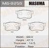 MASUMA MS-8255 Колодки  дисковые Masuma  MS-8255 / AN-359