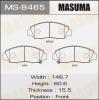 MASUMA MS-8465 Колодки  дисковые Masuma  MS-8465 / AN-668WK