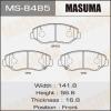 MASUMA MS-8485 Колодки  дисковые Masuma  MS-8485 / AN-663wk