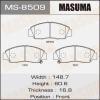 MASUMA MS-8509 Колодки  дисковые Masuma  MS-8509 /  аналог MS-8465