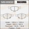 MASUMA MS-8902 Колодки  дисковые Masuma  AN-    ACCORD/V2000, V22000 front   (1/6)