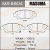 MASUMA MS-8904 Колодки тормозные