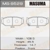 MASUMA MS-9529 Колодки  дисковые Masuma  MS-9529 / AN-706WK  (1/12)