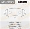 MASUMA MS-9900 Колодки  дисковые Masuma  MS-9900 / AN-