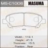 MASUMA MS-C1006 Колодки  дисковые Masuma  TOYOTA/HIGHLANDER/ASU40, GSU45 rear   (1/12)