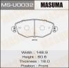 MASUMA MS-U0032 Колодки  дисковые Masuma  MS-U0032  MONDEO front