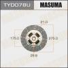 MASUMA TYD078U Диск сцепления  Masuma  275*175*21*29.8 / TYD078U*