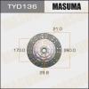 MASUMA TYD136 Диск сцепления  Masuma  260*170*21*29.8 / TYD136*
