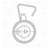 TRIALLI CM6092 CM 6092_ролик ГРМ!\ Land Rover Freelander 1.8i 97&gt;