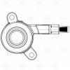 TRIALLI CT0908 Муфта выкл. сцеп.  Renault Master II (97-)/III (10-)/Trafic II (01-)/III (14-) (гидравл.) (CT 0908)