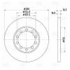 TRIALLI DF105104 DF 105104_диск тормозной задний! 280x16/16-10x124\ Ford Transit 2.3 16V/2.2TDCi/2.4TDCi/3.2TDCi 06