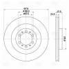 TRIALLI DF117403 Диск торм. для а/м Mitsubishi Pajero Sport (98-)/L200 (01-) 2.5TD перед. d=314 (DF 117403)