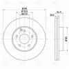 TRIALLI DF150107 Диск торм. для а/м Mercedes E-Class (W211/S211) (02-) перед. d=295 (DF 150107)