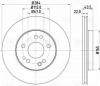 TRIALLI DF150115 Диск торм. для а/м Mercedes E (W124) (84-)/190 (W201) (82-) перед. d=284 (DF 150115)