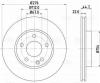 TRIALLI DF150117 Диск торм. для а/м Mercedes A (W169) (04-)/B (W245) (05-) перед. d=276 (DF 150117)