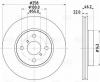 TRIALLI DF190202 DF 190202_диск тормозной! вентилируемый\ Toyota Yaris P90/P13 1.0/1.3/1.4D 05&gt;