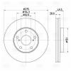 TRIALLI DF190320 Диск торм. для а/м Toyota Camry (96-) перед. d=275 R15 (DF 190320)
