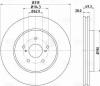 TRIALLI DF198008 DF 198008_диск тормозной передний!\ Lexus RX 3.0-4.0, Toyota Harrier 2.4-3.5i 03&gt;