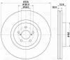 TRIALLI DF220108 DF 220108_диск тормозной передний!\ Subaru Impreza 2.0-2.5i 00&gt;/Legacy IV 2.0i 05&gt;