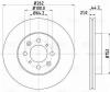 TRIALLI DF230108 DF 230108_диск тормозной передний!\ Honda Civic, Rover 200/400 1.4-2.0TDi 95&gt;