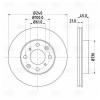 TRIALLI DF230110 DF 230110_диск тормозной передний!\ Honda Civic 1.4-1.6 91&gt;