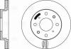 TRIALLI DF230120 DF 230120_диск тормозной передний!\ Honda Jazz 1.4 02-08/ Fit 1.3 01-07