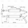 TRIALLI EAM1811 EAM 1811_глушитель сред. резон.!\ Skoda Fabia, VW Polo 1.4i 01&gt;
