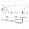 TRIALLI EMM4001 EMM 4001_глушитель прямоточный!\ Lada 2106