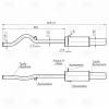 TRIALLI EMM4003 EMM 4003_глушитель прямоточный!\ Lada 21099