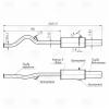 TRIALLI EMM4004 EMM 4004_глушитель прямоточный!\ Lada 2114