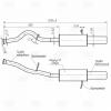 TRIALLI EMM4008 EMM 4008_глушитель прямоточный!\ Lada 1118 Kalina