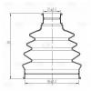 TRIALLI FG0812 Пыльник ШРУС Hyundai Tucson (04-) 2.0i (наруж.компл: хомуты/смазка/крепеж) (CR) (FG 0812) Trialli